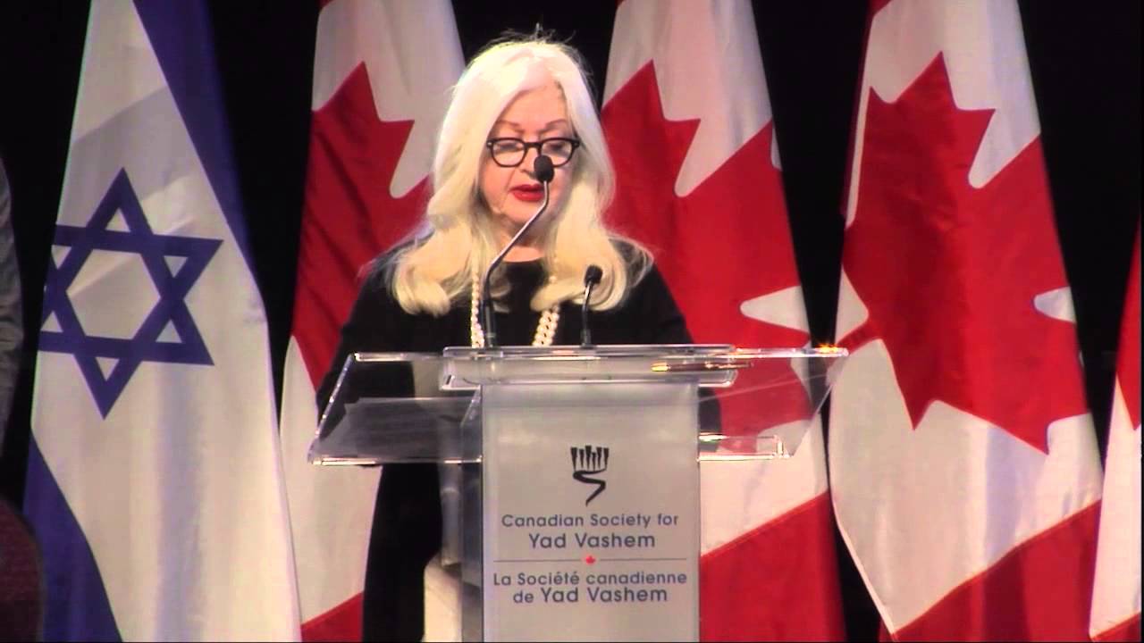 Holocaust Survivor Dana Bell, National Holocaust Remembrance Day Ceremony 2015