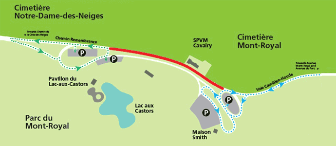Mount-Royal Image: closure map – WestmountMag.ca
