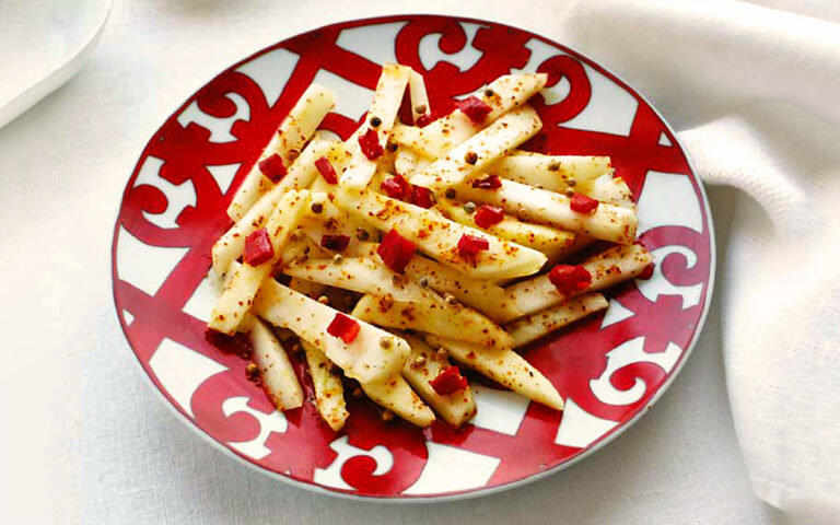 Kohlrabi and Green Apple recipe