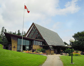 Visitor Centre and Museum at the Alexander Graham Bell National Historic Site of Canada in Baddeck, Cape Breton
