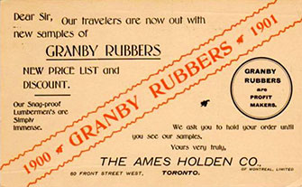 Ames Holden Co. Postcard (1901)