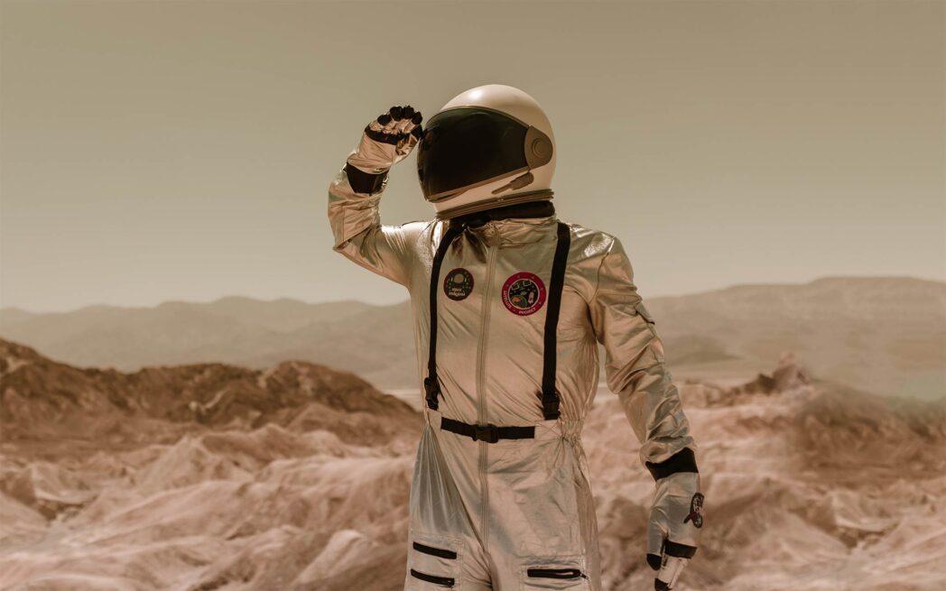 astronaut on Mars