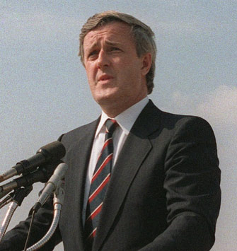 Canadian Prime Minister Brian Mulroney