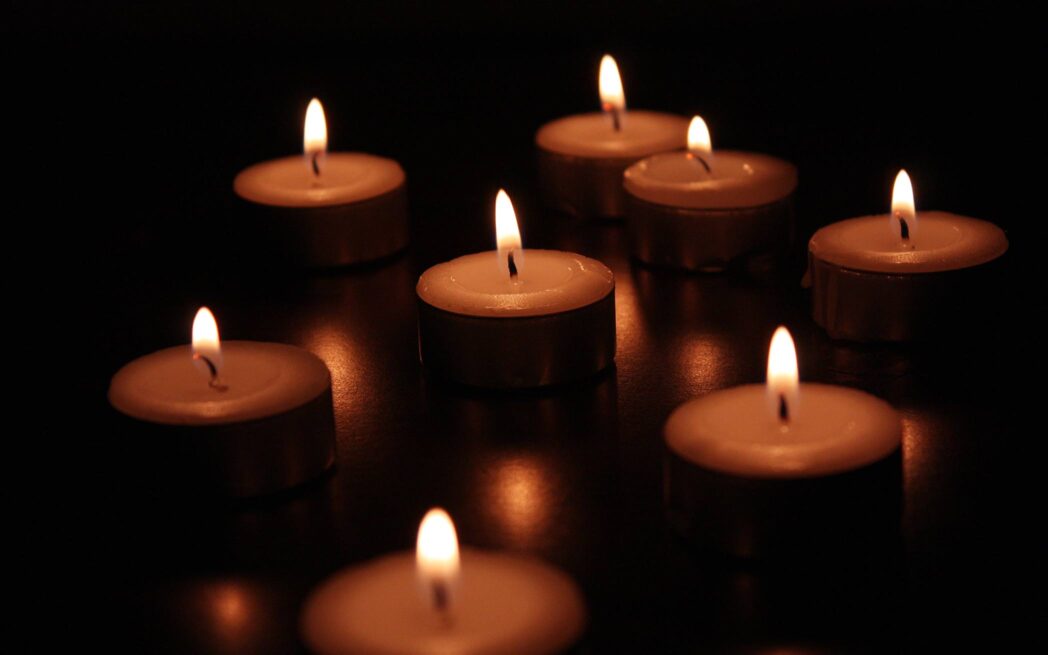 burning candles