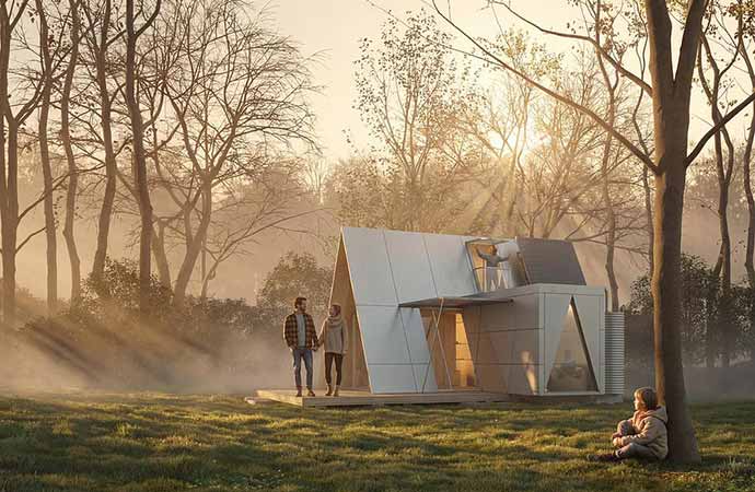 Camping House, l’habitat mobile réinventé alliant légèreté, autonomie et confort - Via v2com