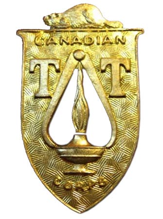 Canadian Technical Training Corps cap badge