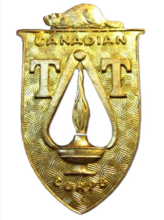 Canadian Technical Training Corps cap badge