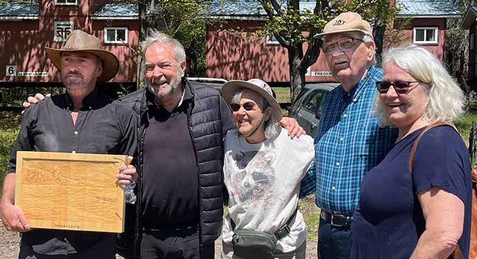 Charlie Macleod, Tom Mulcair, Carole Reed, Ed Orava and Manon Loiselle