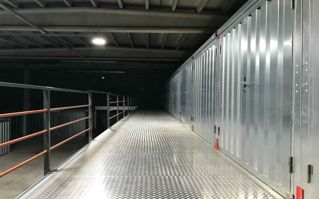 Chemical storage building