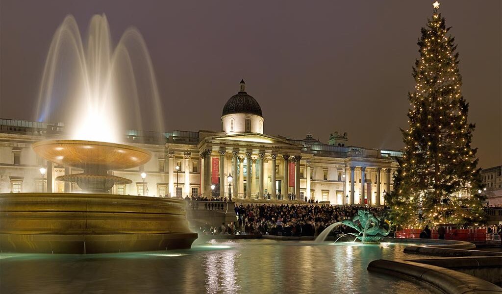 Christmas Tree in Trafalgar Square