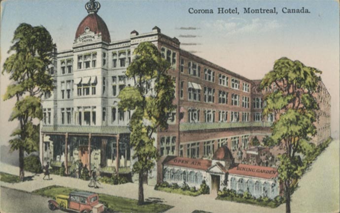 postcard Corona Hotel 