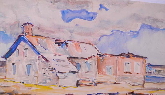 "House" painting by Freda Pemberton-Smith 