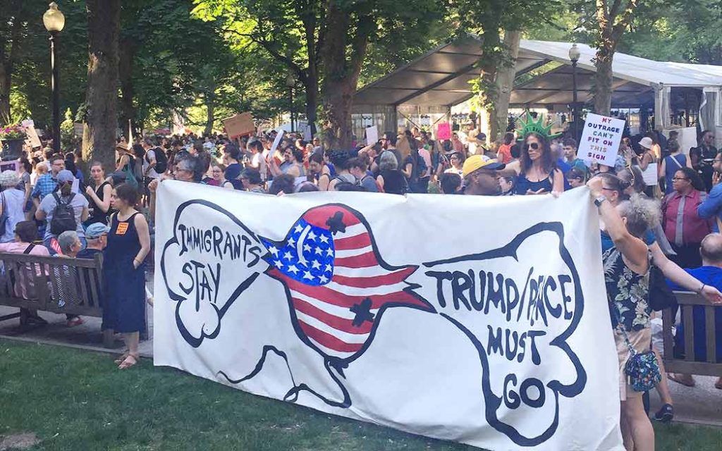 ICE protest