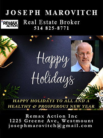 Holiday ad Joseph Marovitch