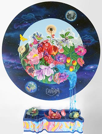 Keerat Kaur (1991-), Quand la parole se fait douce, 2025. Avec l’aimable autorisation de l’artiste. © Keerat Kaur Inc.Keerat Kaur (1991-), Sweet Speech, 2025. Courtesy of the artist. © Keerat Kaur Inc. 