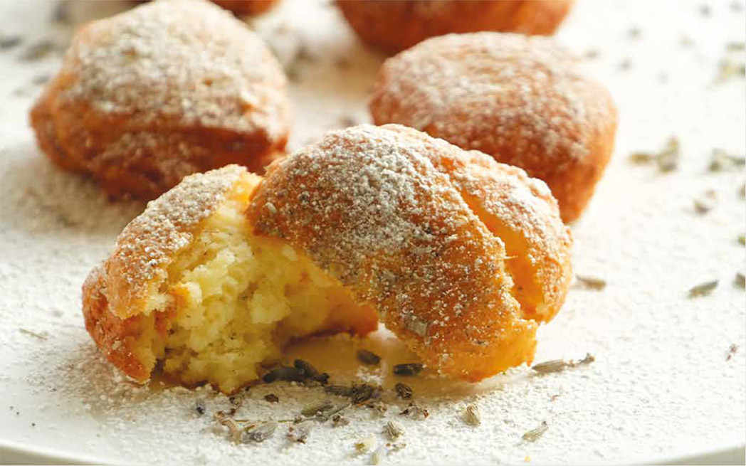 Lavender-ricotta-sufganiot