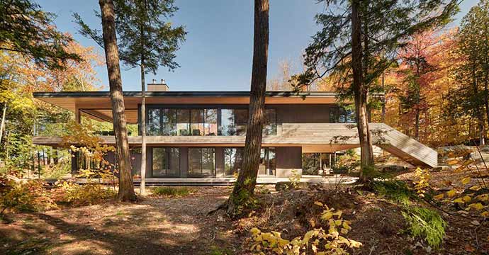 Long Lake Cottage, signée Dubbeldam Architecture + Design