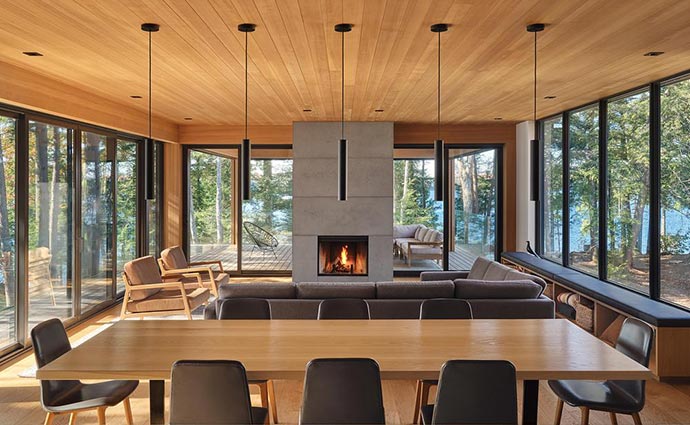 Long Lake Cottage, signée Dubbeldam Architecture + Design