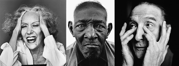 Richard Avedon (1923-2004), Gloria Swanson, actrice, New York, 4 septembre 1980 | William Casby, né esclave, Algiers (Louisiane), 24 mars 1963. © The Richard Avedon Foundation | Richard Avedon (1923-2004), Marcel Duchamp, artiste, New York, 31 janvier 1958. Courtesy of Center for Creative Photography, Tucson, Arizona. Richard Avedon Archive, gift of the artist. © The Richard Avedon Foundation