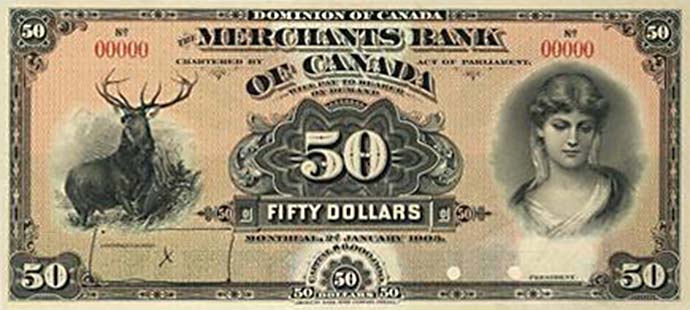 Merchants Bank of Canada Bank Note – 1903