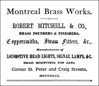 Robert Mitchell Company ad
