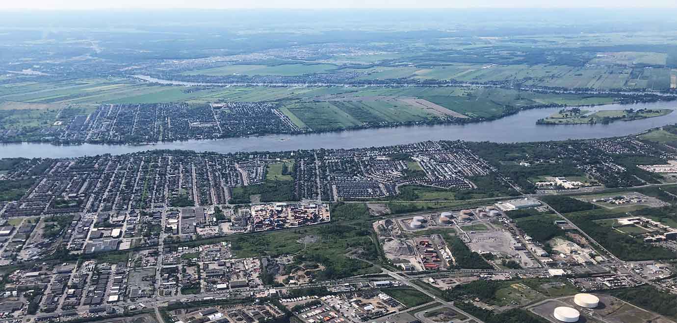 dwindling farm land in the Eastern part of Montreal