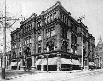 Morgan’s downtown department store, c 1890