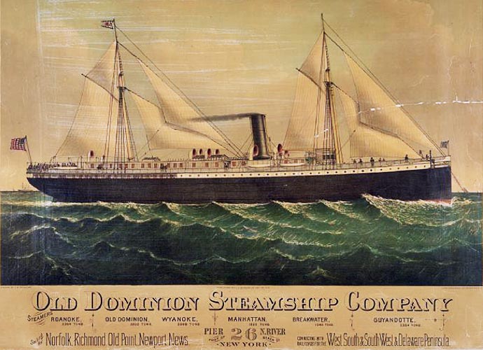 poster Old Dominion Steamship Company 