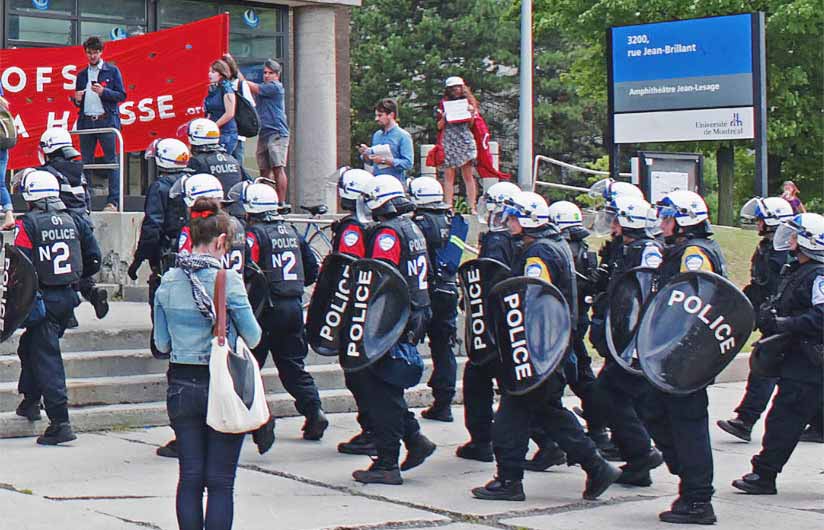 police at Université de Montréal