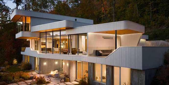 L'Albatros - La Conception, Canada - MU Architecture - photo: Stéphane Groleau
