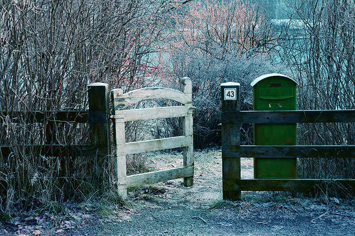 rustic garden gate