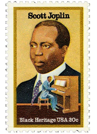 Scott Joplin postage stamp 