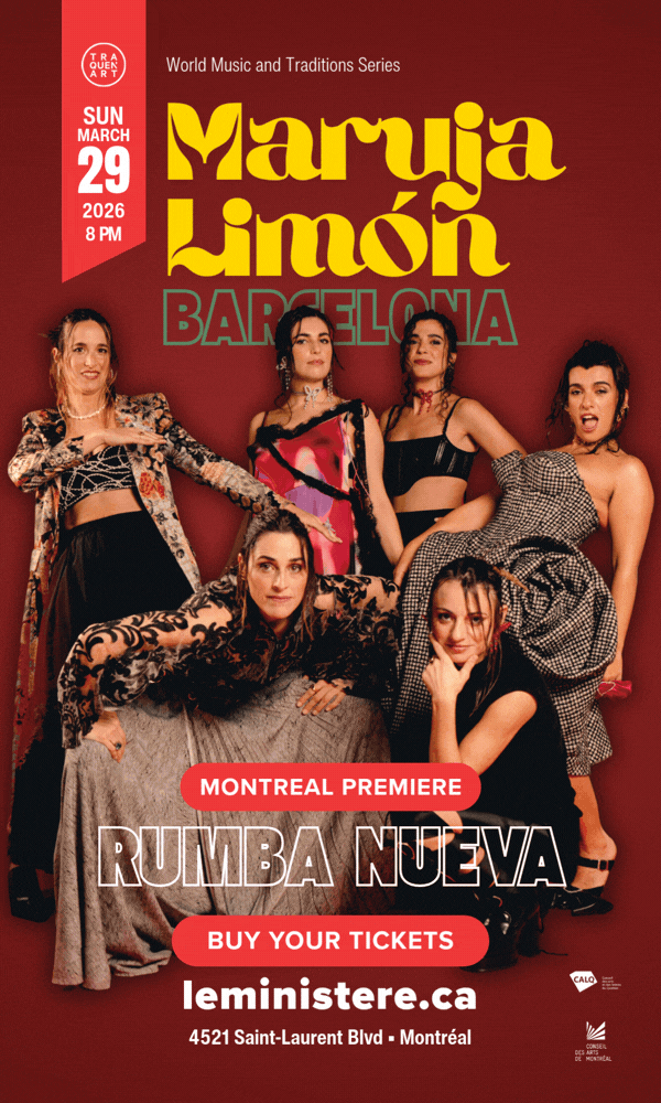 At Club Soda on March 29, Montreal will welcome Maruja Limón, the all-female Barcelona sextet making its local debut as part of Traquen’Art’s World Music and Traditions series.