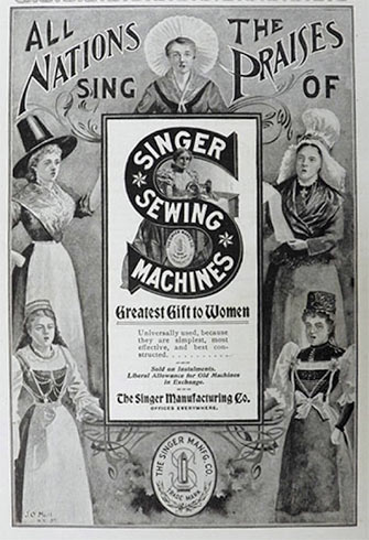 Singer Sewing Machines ad 