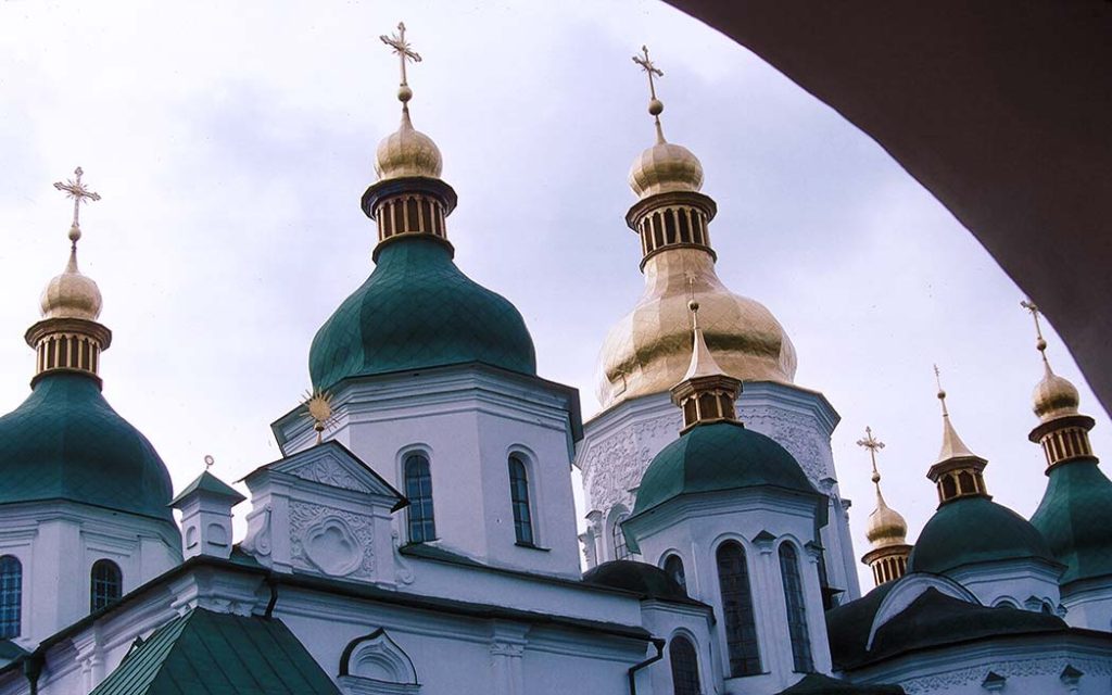 Beautiful Kyiv churches