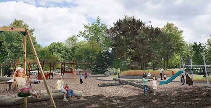 Stantec design for new playground