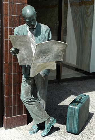 Statue, Westmount Life Building