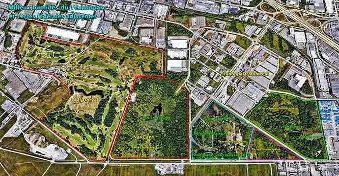 Technoparc aerial photo - Westmountmag.ca