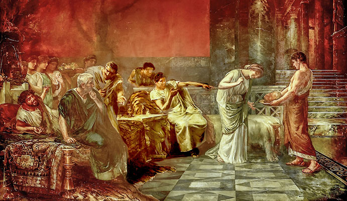 Vengeance of Fulvia beheading of Cicero
