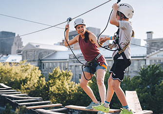 Voiles en Voiles, an array of activities from aerial courses and climbing walls to inflatable games, this pirate-themed park makes for an exhilarating day out. 