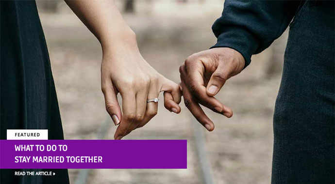 What to do to stay married together